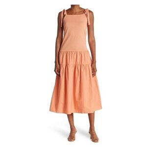 NWT Topshop Tiered MIDI Dress